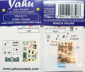 Yahu YMA3271 A5M4 Claude (Vert Mitsubishi) Special Hobby 1/32