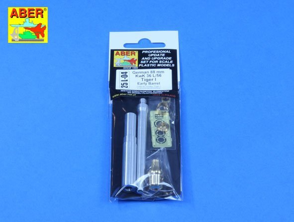 Canon Aber 25L-04 de 88 mm allemand KwK 36 L/56 Tiger I (modèle ancien) (1/25) – image 8