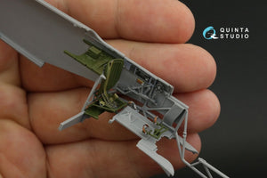 Intérieur imprimé en 3D et coloré du Yak-9D (Zvezda) par Quinta Studio QD48281, échelle 1/48 – image 5