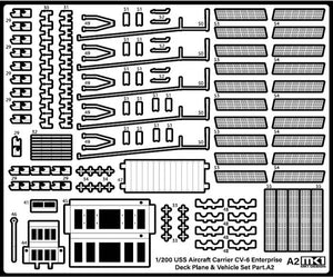 MK1 Design MS-20018 WW II USS DECK PLANE SET for CV-6 Enterprise 1/200 – zdjęcie 4