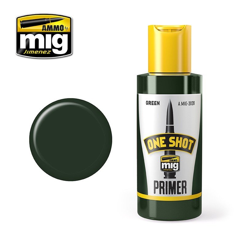 Amorce AMMO of Mig Jimenez 2028 ONE SHOT - Verte 60 ml