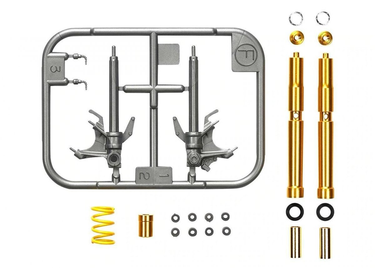 Tamiya 12684 Yamaha YZF-R1M - Kit de fourche avant (pour Tamiya 14133) 1/12 