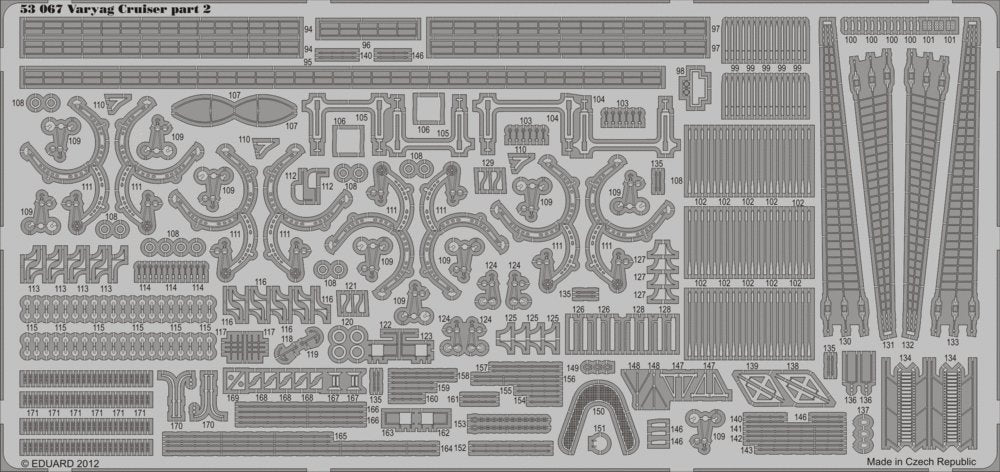 Eduard 53067 Varyag Cruiser 1/350 Zvezda – image 2