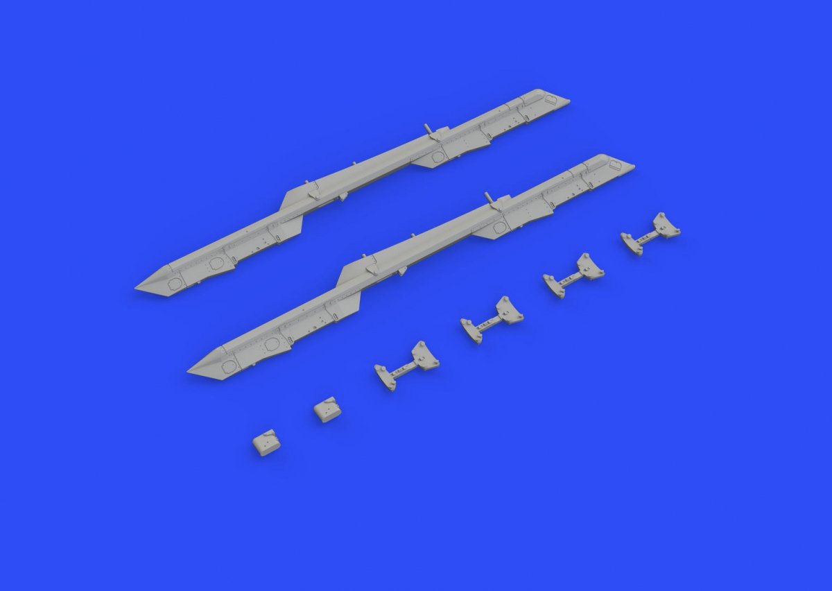 Eduard 648502 MBD-3-UT-1 multiple rack 1/48 – zdjęcie 3