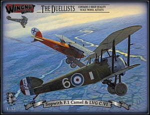 Wingnut Wings 32803 Sopwith F.1 Camel et LVG C.VI 1/32