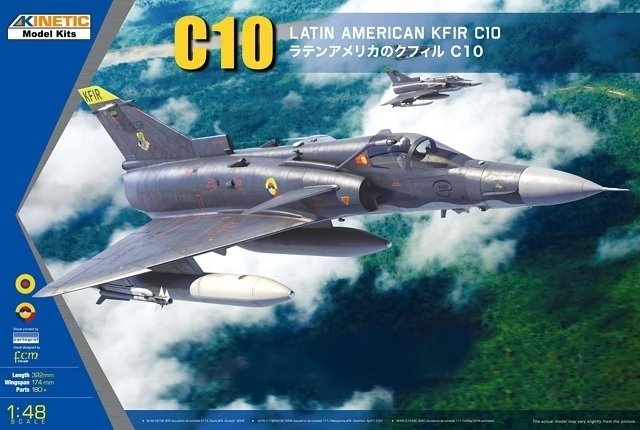 Kinetic K48048 C10 Kfir d'Amérique latine C10 1/48