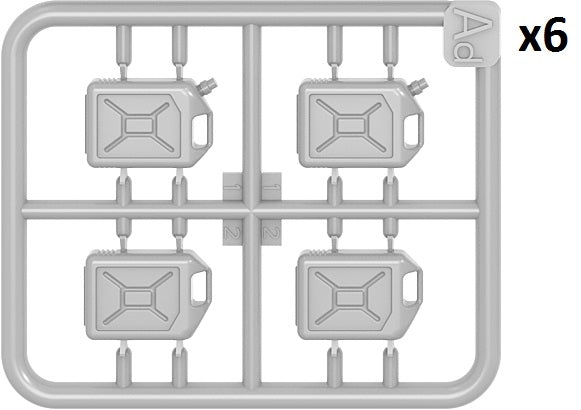 MiniArt 24013 CANETTES EN PLASTIQUE 20L JEU 1/24 – image 2