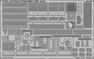 Eduard 17027 USS Nimitz CVN-68 (2005) TRUMPETER 1/700 – image 2