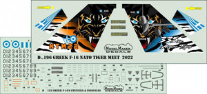 ModelMaker Decals D48196 Greek F-16 NATO Tiger Meet 2022 1/48 – zdjęcie 2