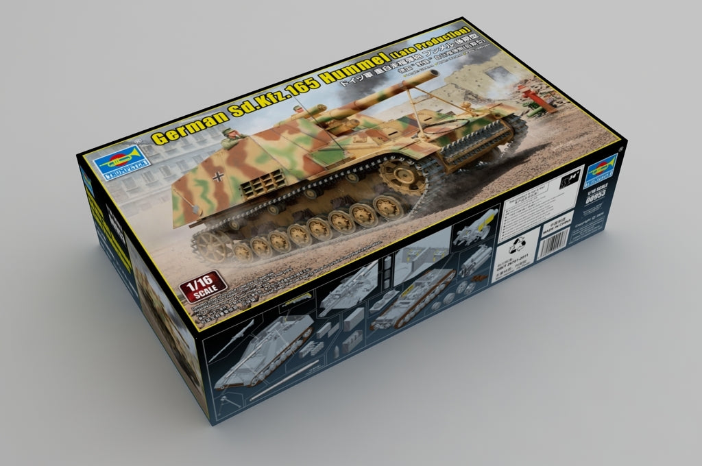 Trumpeter 00953 Allemand Sd.Kfz.165 Hummel Production Tardive 1/16