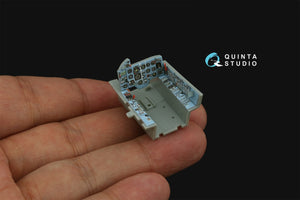 Intérieur imprimé en 3D et coloré sur papier décalcomanie Quinta Studio QDS-48480 Su-17M4/Su-22M4 (Hobby Boss) (Petite version) 1/48 – image 7
