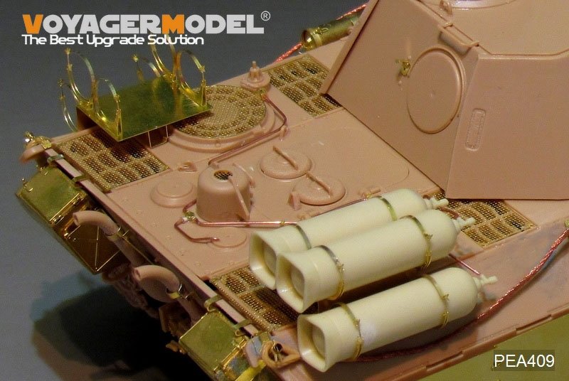 Maquette Voyager PEA409 Réservoirs de carburant « Stadtgas » du char allemand Panther D de la Seconde Guerre mondiale, échelle 1/35 – immagine 4