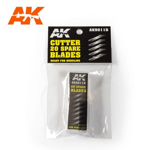 AK Interactive AK9011B COUPE-COUPE 20 LAMES DE RECHANGE