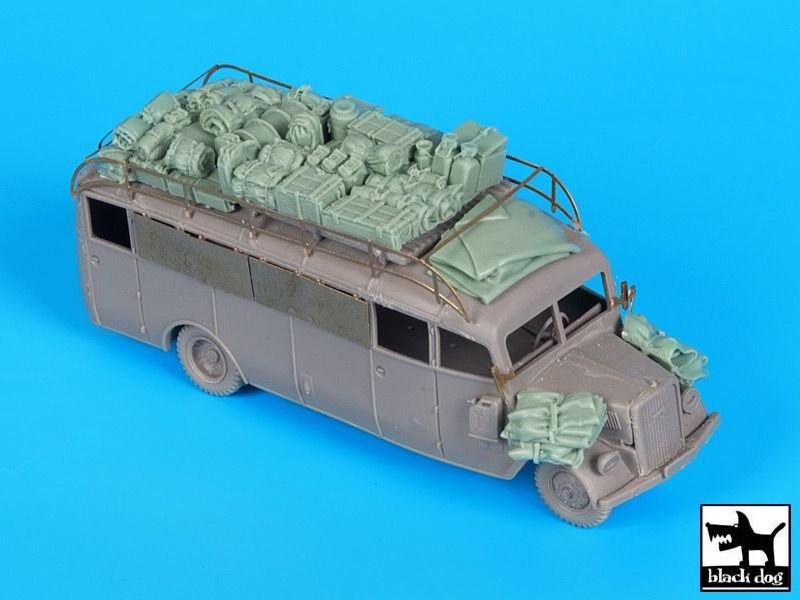 Ensemble d&amp;#39;accessoires Black Dog T72105 Opel 3.6-47 Omnibus pour Roden 1/72  – Bild 6