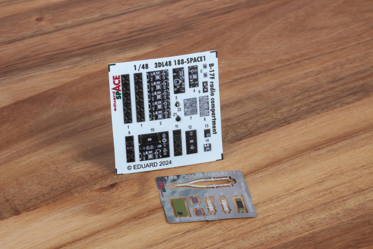 Compartiment radio Eduard 3DL48188 B-17F SPACE EDUARD 1/48