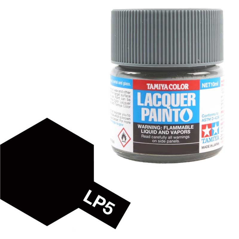 Tamiya 82105 LP-5 Noir semi-brillant 10 ml