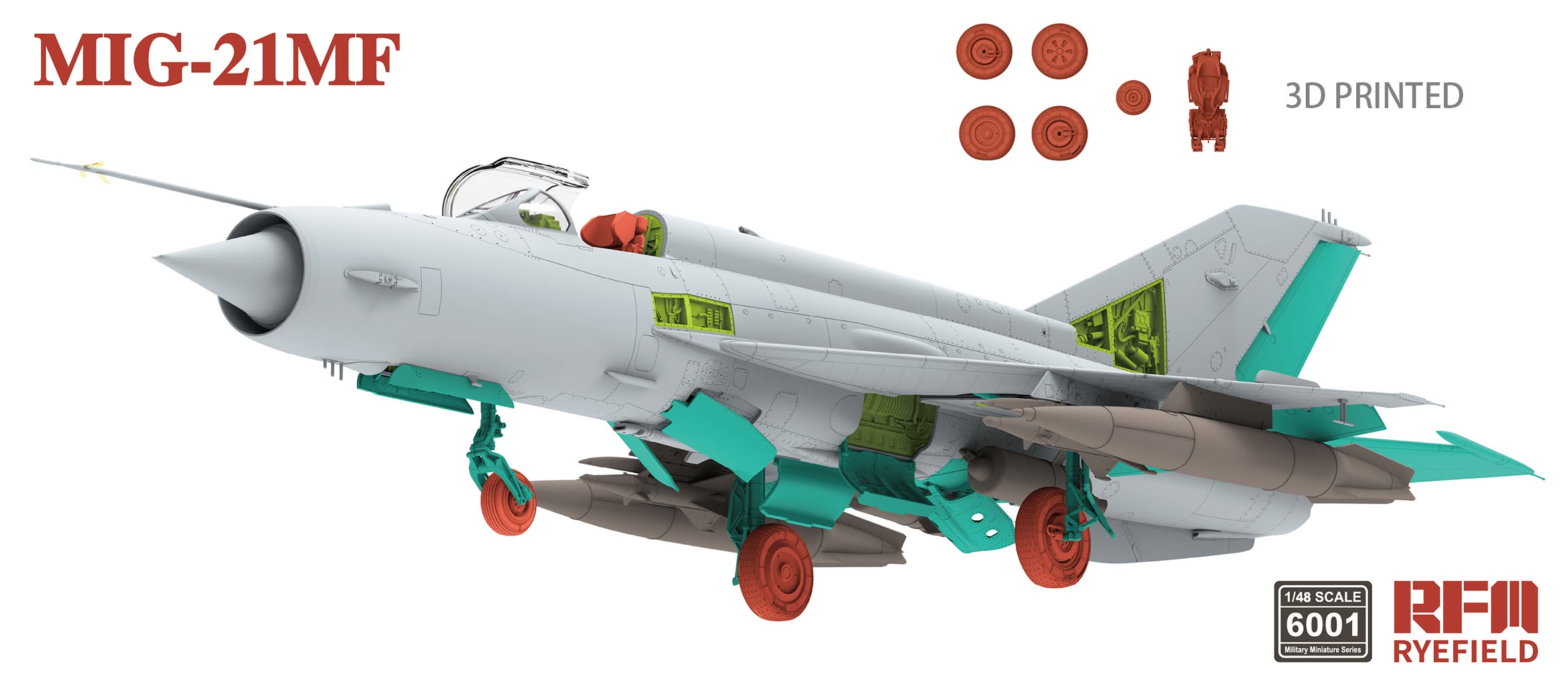 Rye Field Model 6001 MIG-21MF 1/48 – Bild 5