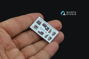 Intérieur imprimé en 3D et coloré sur papier décalcomanie Quinta Studio QD48288 F-35A (Tamiya) 1/48 – Bild 8