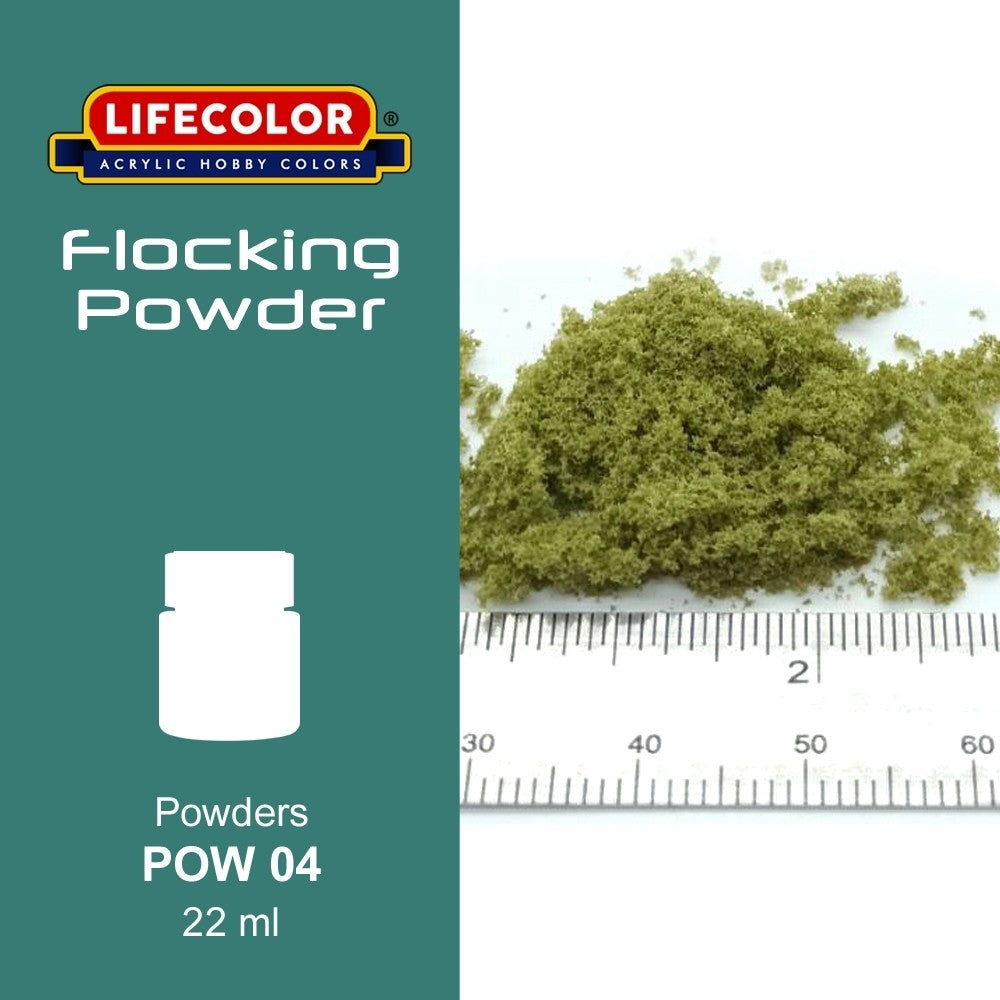 Poudre de flocage Lifecolor POW04, couleur plante pourrie, 22 ml