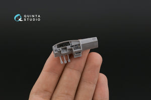 Intérieur imprimé en 3D et coloré sur papier décalcomanie Quinta Studio QD35111 Toyota Hilux (MENG) 1/35 – immagine 5
