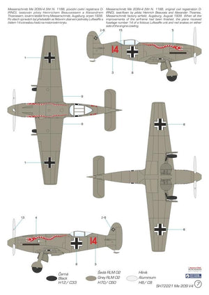 Special Hobby 72221 Messerschmitt Me 209V-4 1/72 – Bild 3