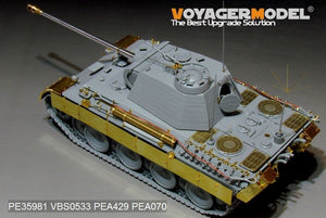 Maquette Voyager PE35981 Char Panther A allemand de la Seconde Guerre mondiale (modèle de base) pour TAKOM au 1/35 – Bild 8