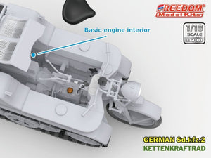 Liberté 16001 Sd.Kfz. 2 Kettenkraftrad Type HK 101 1/16 – Bild 5
