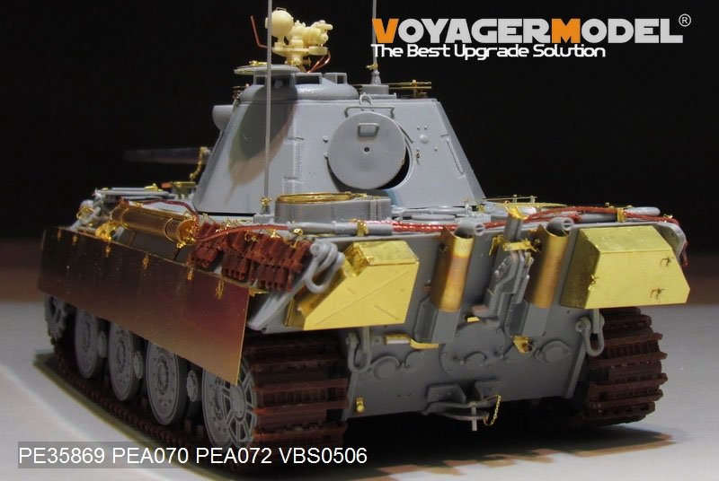 Maquette Voyager PE35869, char Panther II allemand de la Seconde Guerre mondiale (modèle de base) pour AMUSING HOBBY, échelle 1/35 – image 9