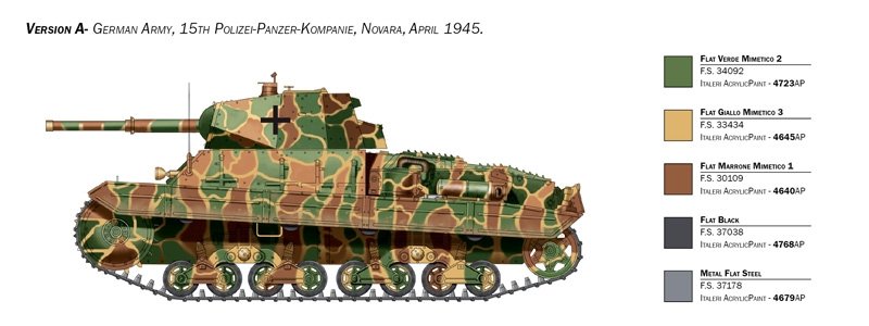 Italeri 6599 Carro Armato P40 1/35 – image 4