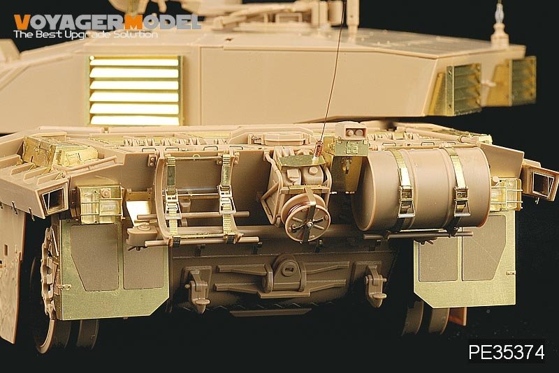 Maquette Voyager PE35374 Char de combat principal britannique Challenger 2 moderne (déserté) pour TAMIYA 35274 1/35 – immagine 14