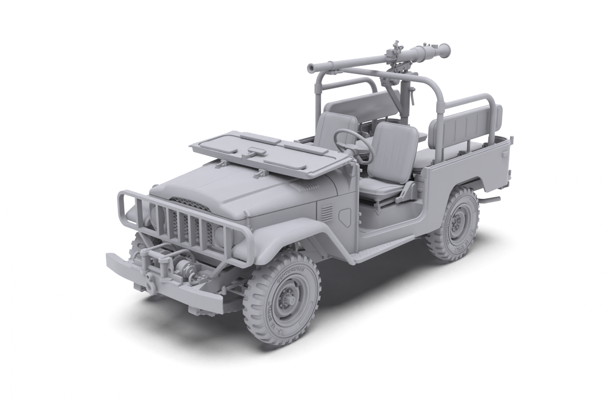 AK Interactive AK35003 FJ43 PICKUP AVEC CANON SPG-9 SANS RECUL 1/35 – image 4