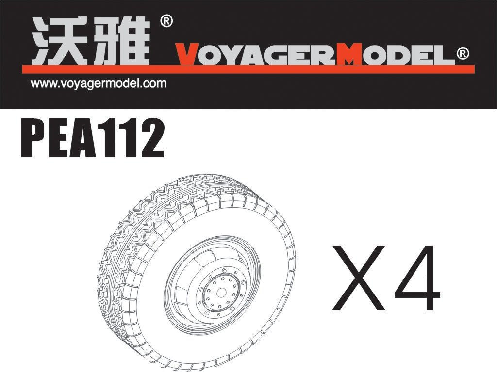 Roues de route Voyager Model PEA112 pour Sd.Kfz.234 Pattern 3 (pour DRAGON) 1/35