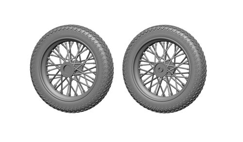Art Scale Kit A35006 HD-WLA Motorbicycle - Wheels and Cylinders Detail Set rec. for MiniArt 1/35 – image 2