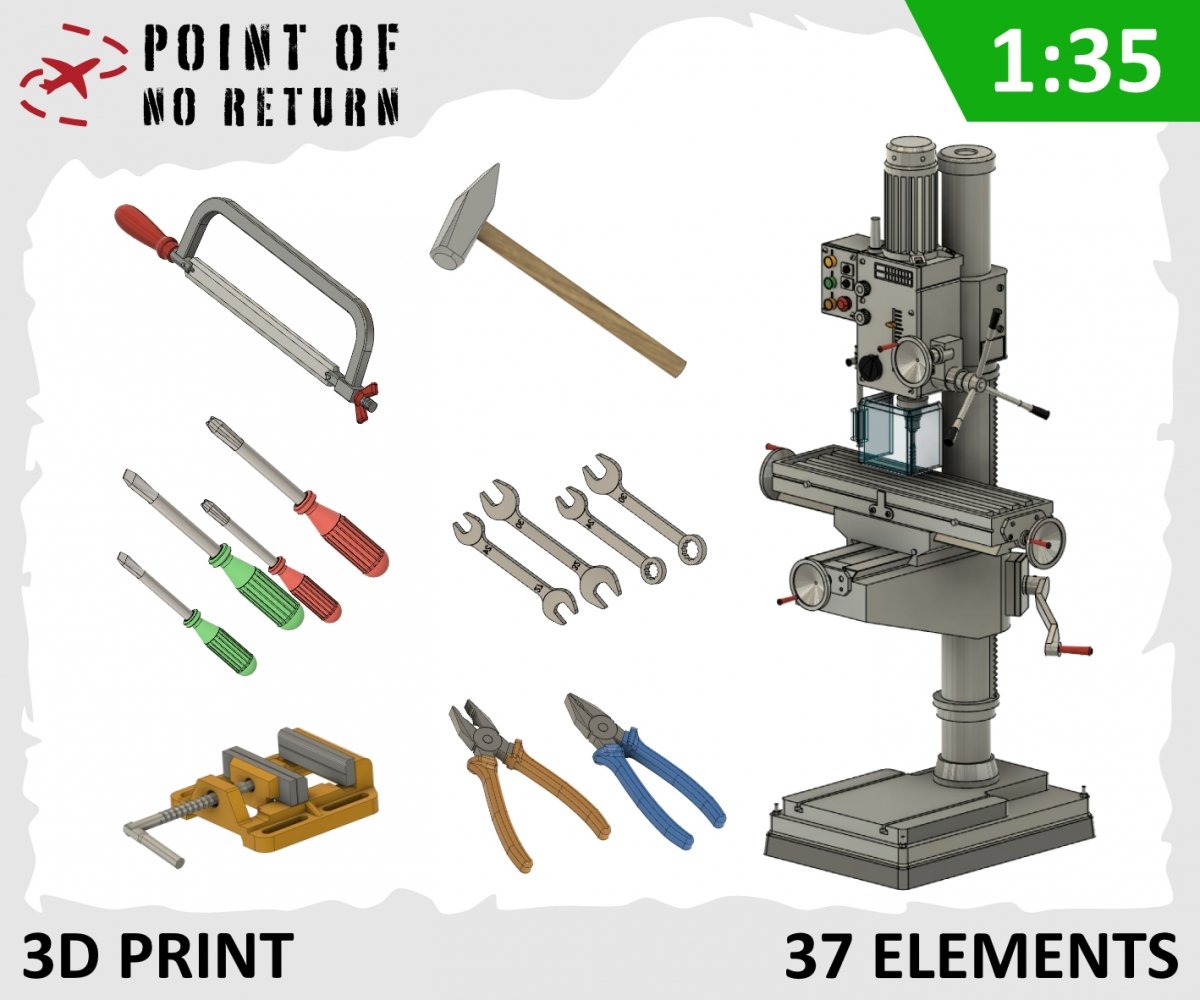 Point of no Return 3522001 Pillar Drill 1/35
