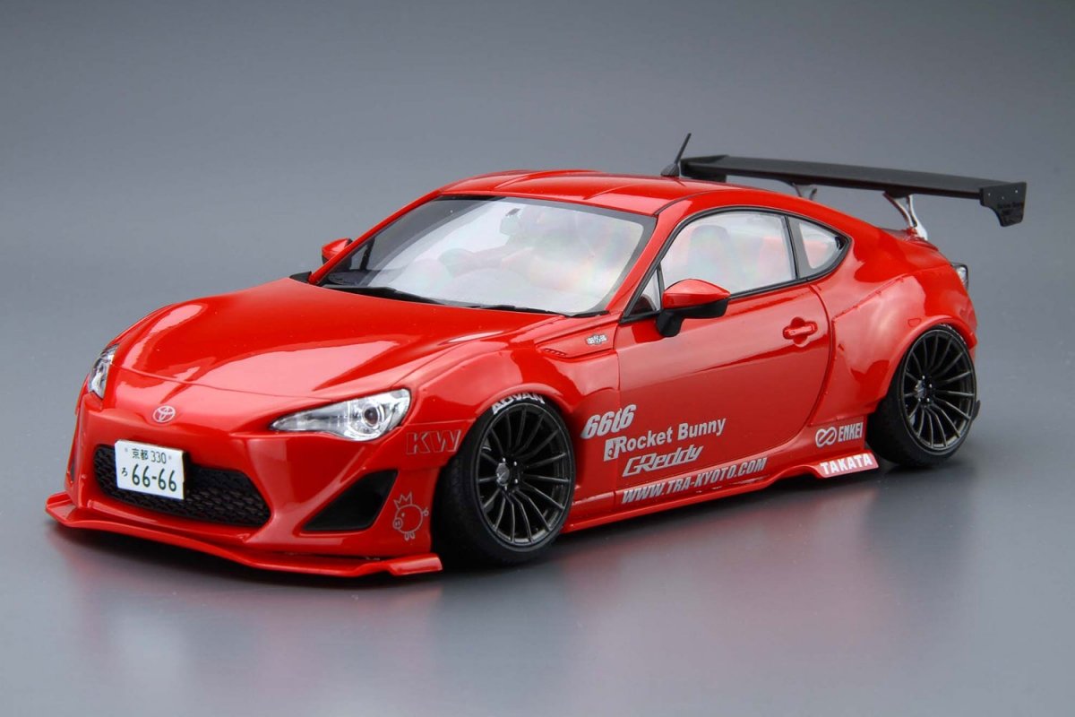 Aoshima 06186 Toyota 86 &amp;#39;12 GReddy&amp;amp;Rocket Bunny Enkei Ver. (Toyota) 1/24 – image 2