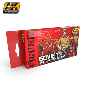 AK Interactive AK 3120 COULEURS D&amp;#39;UNIFORME SOVIÉTIQUE DE LA SECONDE GUERRE MONDIALE