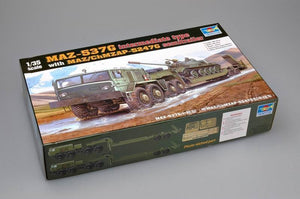 Trumpeter 00211 MAZ-537G type intermédiaire avec semi-remorque MAZ/ChMZAP 5247G (1/35) – immagine 2