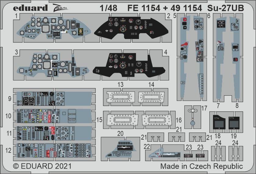 Eduard BIG49286 Su-27UB GWH 1/48 – zdjęcie 4
