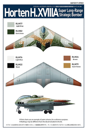 Modelcollect UA72217 Horten H.XVIIIA Bombardier tactique à très longue portée 1/72 – image 2