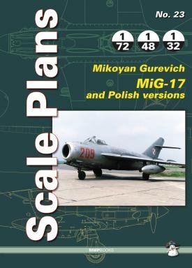 MMP Books 78838 Plans à l&amp;#39;échelle n° 23 : Mikoyan Gurevich MIG-17 FR