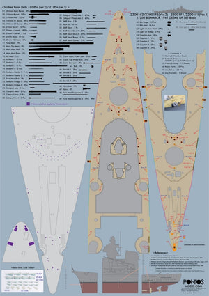Pontos 22001F2 BISMARCK 1941 Kit de détail de base Ver.2 (1/200) – image 16