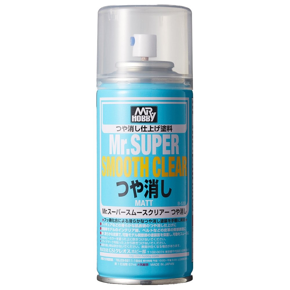 Mr.Hobby B-530 Mr.Super Smooth Clear Flat 170 ml 