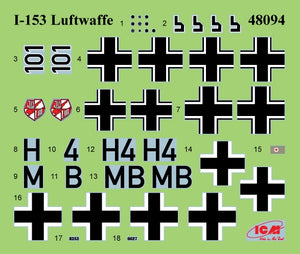 ICM 48094 I-153 Luftwaffe avec pilotes et personnel au sol 1/48  – imagen 2