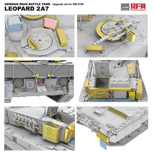 Kit d&amp;#39;amélioration Rye Field Model 2068 pour char de combat principal allemand Leopard 2 A7 (RFM 5108, échelle 1/35) – Bild 4