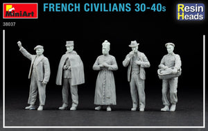 Miniart 38037 Civils français années 30-40 (têtes en résine) 1/35  – immagine 3