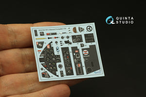 Intérieur coloré imprimé en 3D sur papier décalcomanie pour F8F-2 Bearcat (Trumpeter) Quinta Studio QD32184, échelle 1/32 – image 4