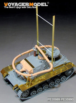 Maquette Voyager PE35989, char allemand Pz.KPfw.III (T)Ausf.F « Opération Seelowe » de la Seconde Guerre mondiale, pour DRAGON 6877/6717, échelle 1/35 – image 3