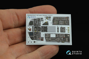 Intérieur imprimé en 3D et coloré sur papier décalcomanie pour F-15C Early/F-15A/F-15J Early (Tamiya) (petite version) Quinta Studio QDS-32155 – image 12