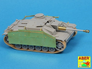 Aber 72A11 Jupes latérales pour Sturmgeschutz III (Early model) 1/72 – immagine 3