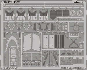 Eduard 73379 F-22 SA 1/72 FUJIMI – immagine 2